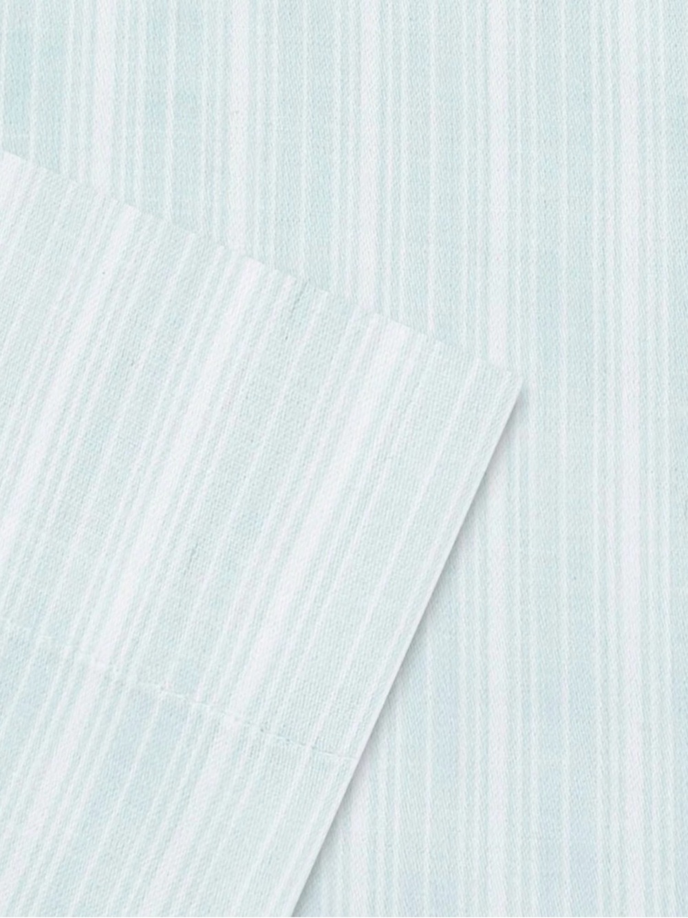 Laura Ashley Light Aqua Stripe QUEEN Sheet Set ~ Charming Blue Hint Lottie - Picture 3 of 4
